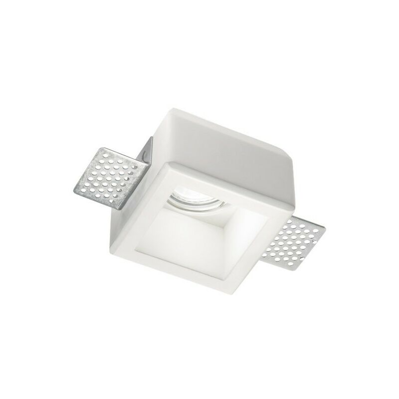 

Ideal Lux SAMBA - Lámpara De Techo Empotrable De Yeso Interior 1 Luz Blanca, GU10