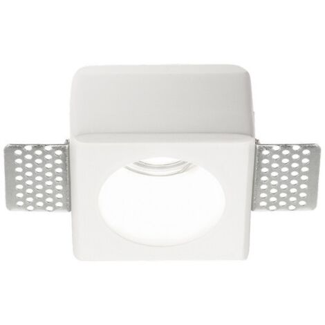 Ideal Lux SAMBA - Plâtre d'intérieur dans la lampe de lampe encastrée 1 lumière blanche, GU10