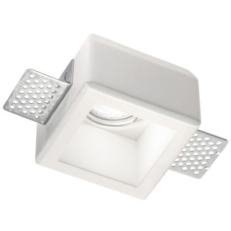 Ideal Lux SAMBA - Plâtre d'intérieur dans le plafonnier encastré 1 lumière blanc, GU10