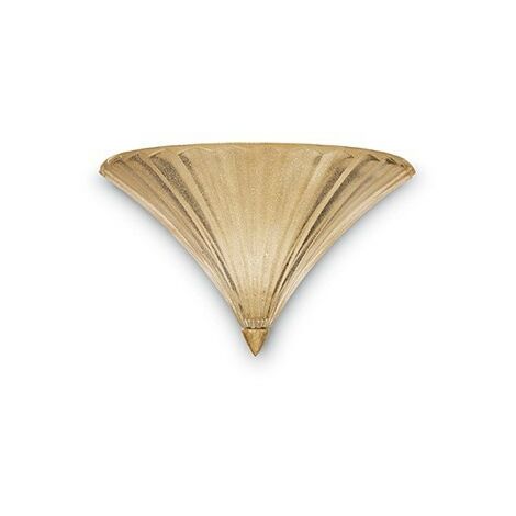 Ideal Lux Santa - 1 Light Indoor Large Wall Uplighter Gold mit Glas, E14