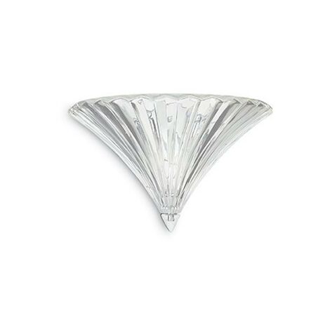 Ideal Lux Santa - 1 Light Indoor Large Wall Uplighter Klar mit Glas, E14