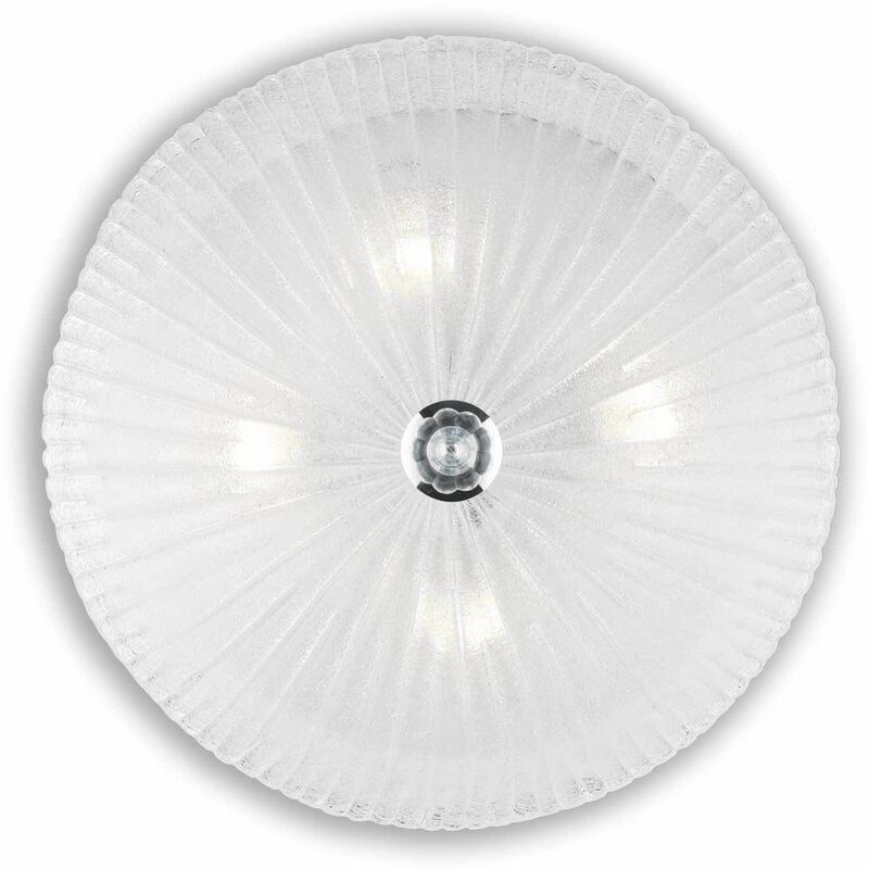 Transparent SHELL ceiling light 4 bulbs