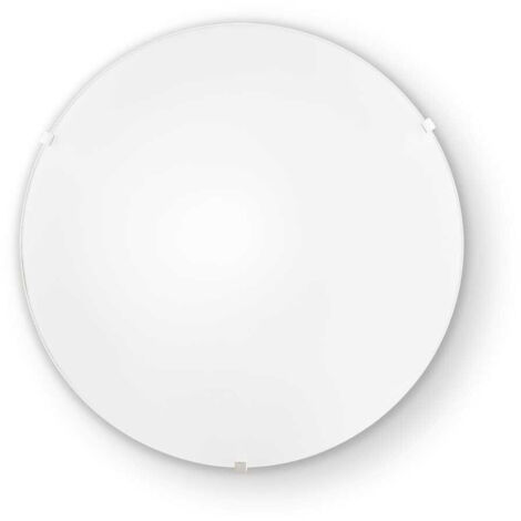 Ideal Lux Simply - Plafonnier d'intérieur à 1 lumière, blanc, E27