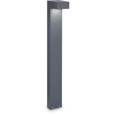 Ideal Lux Sirio - 2 leichte Außen Poller Anthrazit IP44, G9