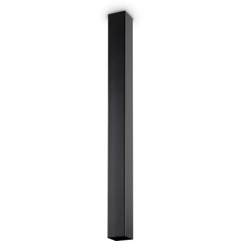 Ideal Lux SKY - Plafonnier intérieur à 1 lumière noir long, GU10