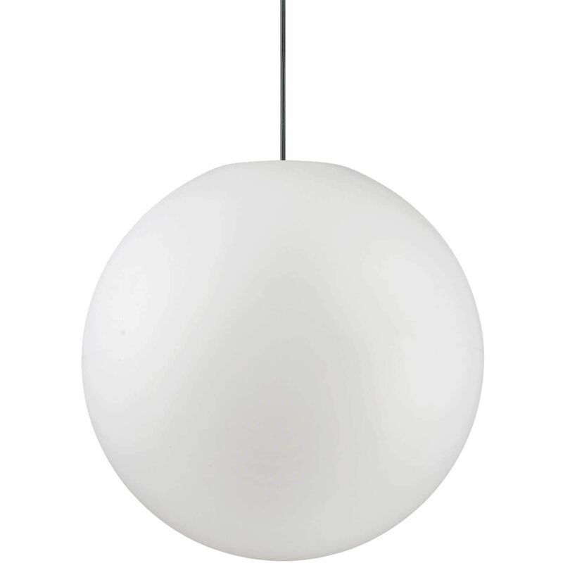 White pendant lamp SOLE 1 bulb Diameter 8 Cm