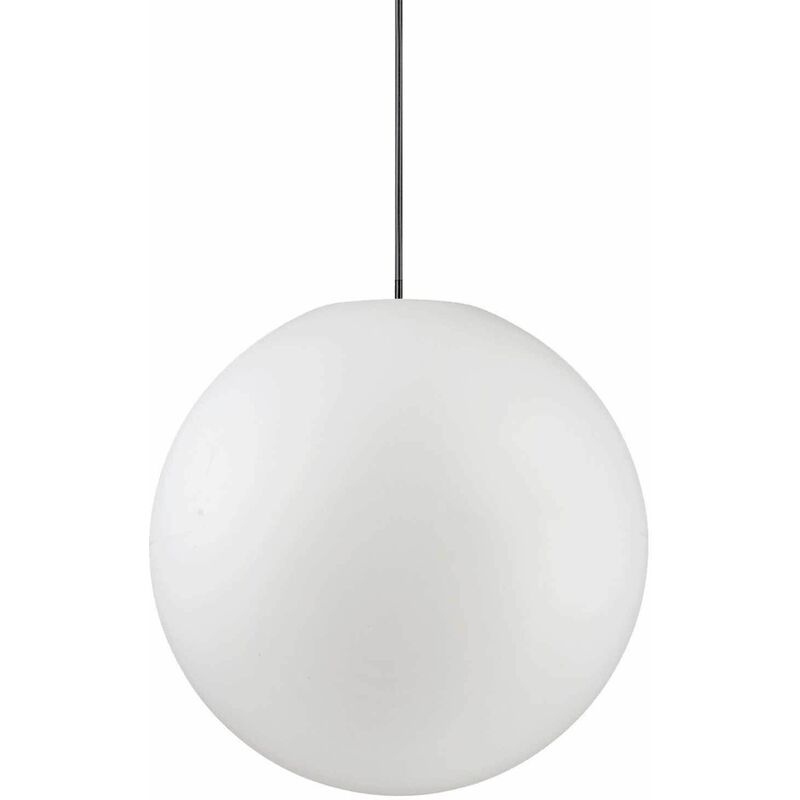White SOLE pendant light 1 plastic bulb