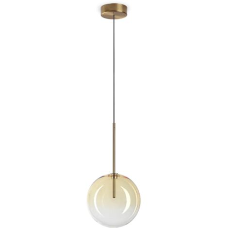 Ideal Lux Sospensione Moderna Equinoxe 1 Luce G4 Cromo Metallo Vetro