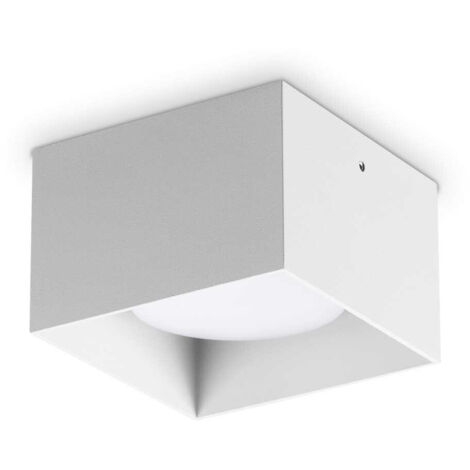 Ideal Lux SPIKE Downlight carré monté en surface blanc
