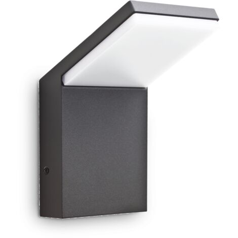 Ideal Lux STYLE - Applique murale d'extérieur LED intégrée 1 lumière anthracite 3000K IP54