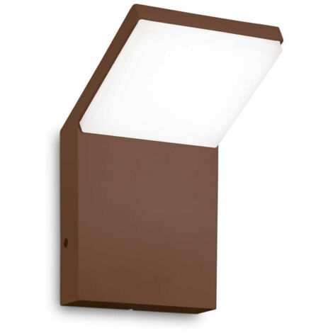 Ideal Lux STYLE Applique Murale Extérieure Moderne LED Intégrée Café 1050Lm 3000K IP54
