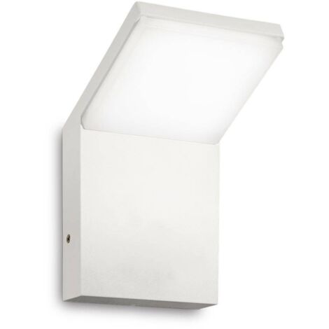 Ideal Lux Style - LED 1 Licht Außenwandleuchte Weiß IP54