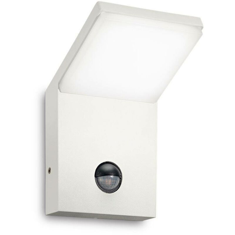Ideal Lux Style - LED 1 Light Outdoor Wall Light White IP54