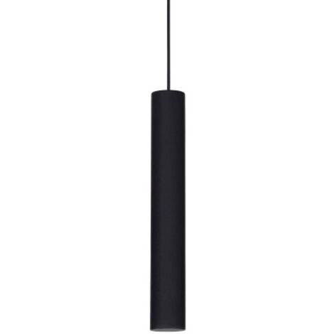 Ideal Lux – Suspension LOOK SP1 D06 – Rose métallique – Câble de tissu réglable – Diffuseur Ø 60mm – Hauteur 650 à 2400mm – Ampoule remplaçable