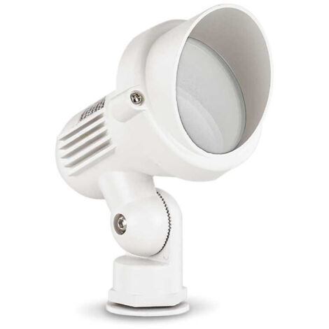 Ideal Lux Terra - 1 petite lumière extérieure au sol à pointes blanc IP65, GU10