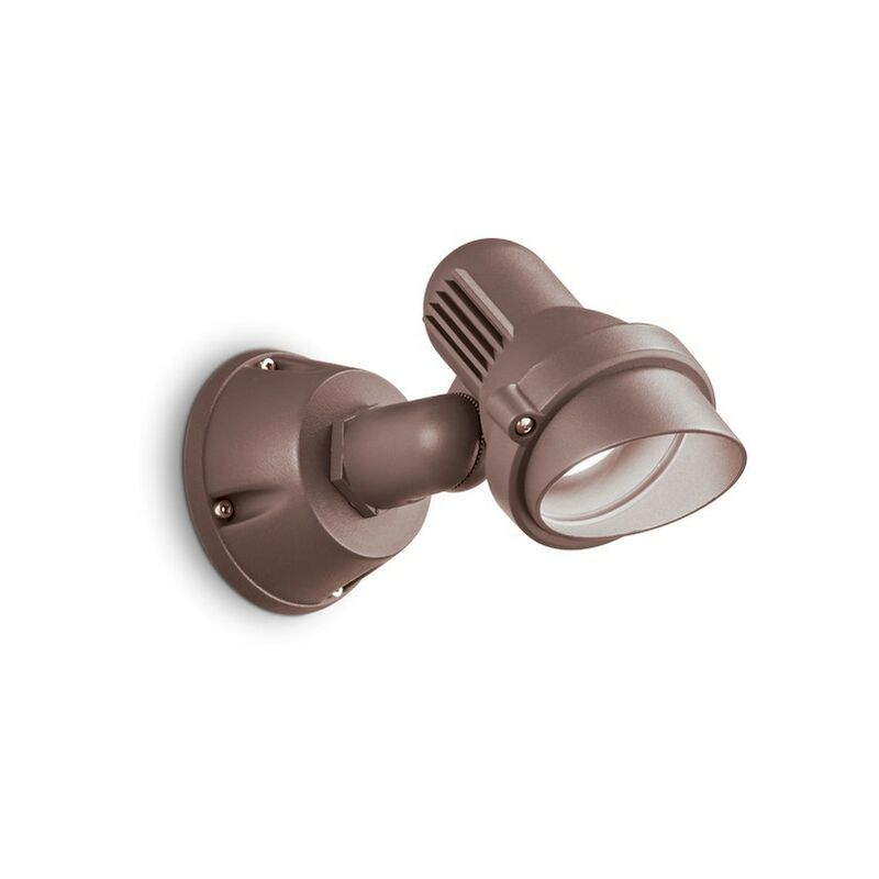 

Ideal Lux TERRA - Aplique de pared exterior 1 luz Café IP65, GU10