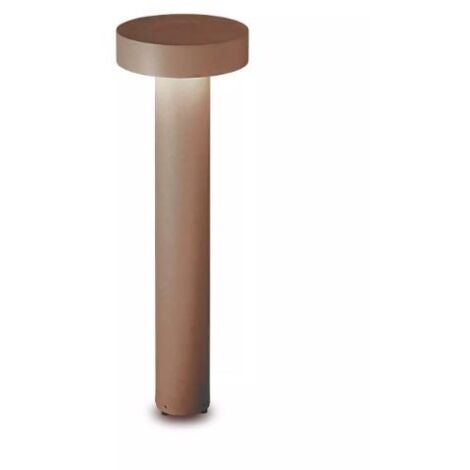 Ideal Lux TESLA 4-flammige Außenpollerleuchte, 60 cm, Kaffeebraun, IP44