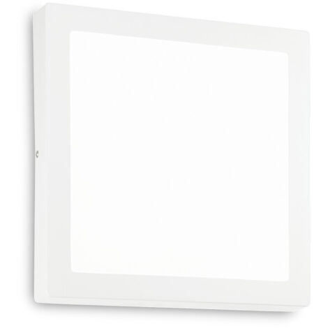 Ideal Lux Universal - Grand Plafonnier Carré Intérieur LED 1 Lumière Blanc