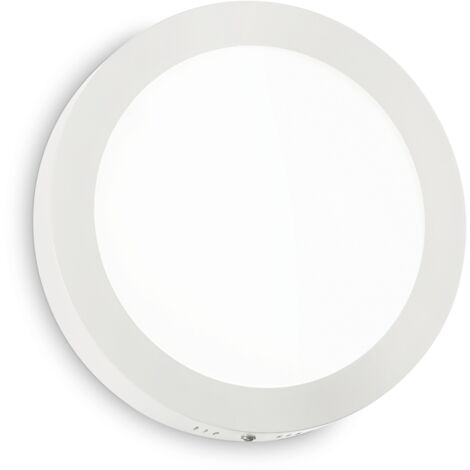 Ideal Lux UNIVERSAL - Integrierte einfache LED Innen 1 Licht Deckenleuchte Weiß 3000K