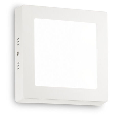 Ideal Lux Universal - Petite Plafonnier Carré Intérieur LED 1 Lumière Blanc