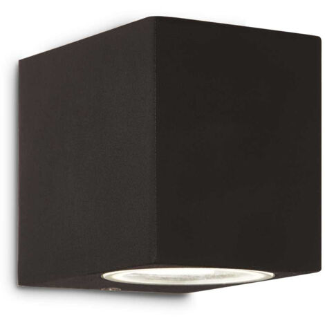 Ideal Lux Up - Applique murale extérieure à 1 ampoule noire IP44, G9