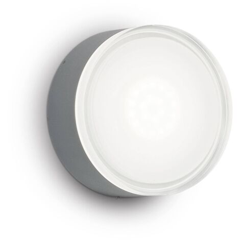 Ideal Lux Urano - 1 Light Flush Deckenleuchte Anthrazit