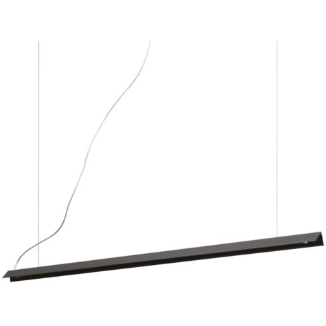 Ideal Lux V-LINE Integrierte LED-Pendel-Deckenleuchte Schwarz 3000K