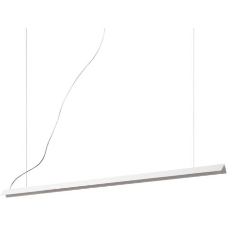 Ideal Lux V-LINE Integrierte LED-Pendel-Deckenleuchte Weiß 3000K
