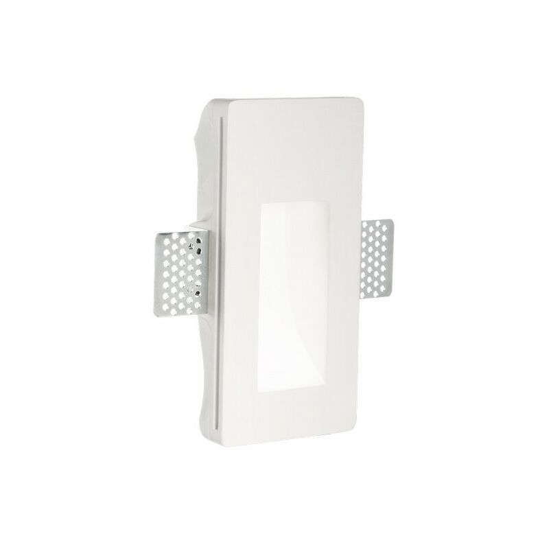 Ideal Lux Lighting - Ideal Lux WALKY-2 - Integrated LED Plaster In Indoor Recessed Wall Lamp 1 Light White 3000K