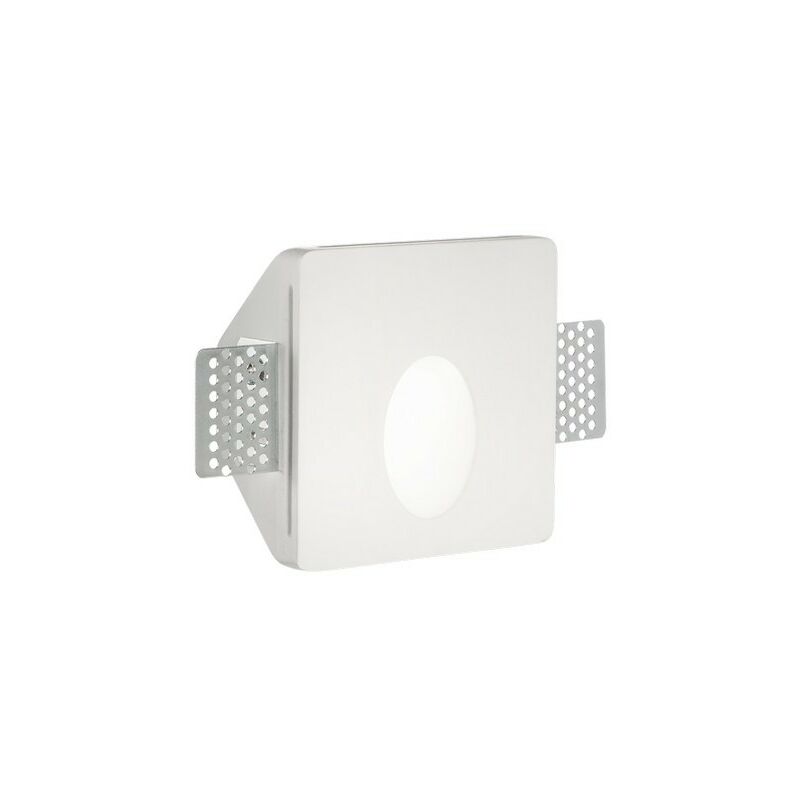 Ideal Lux Lighting - Ideal Lux WALKY-3 - Integrated LED Plaster In Indoor Recessed Wall Lamp 1 Light White 3000K