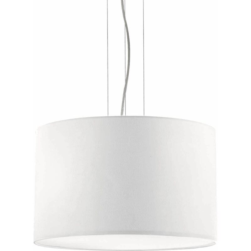WHEEL white pendant light 3 bulbs