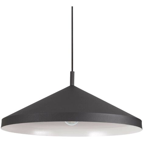 Ideal Lux YURTA Dome Pendelleuchte Schwarz 50cm