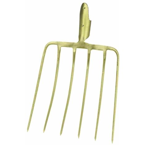 IDEAL-Maisgabel, 6 Zinken, ohne Stiel Außenzinken aufgebogen
