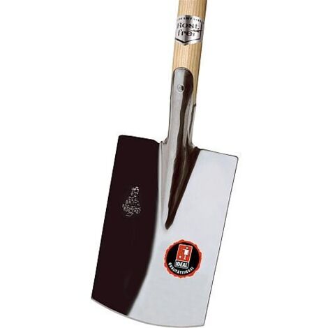 IDEAL Pelle de Dame BRITTA 250 x 165 / 160 mm Inox avec Manche en Frêne en T - 16010112