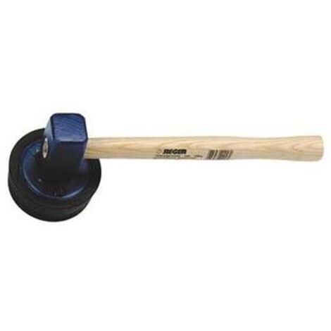 IDEAL Plattenlegerhammer 2200 gholz- und ringverkeilt Länge 41,5 cm Stiellänge 38 cm