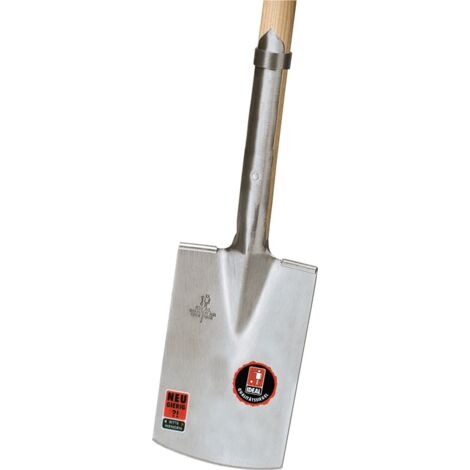 IDEAL Rodespaten Blattmaß 285 x 185 mm Größe 2 mit Eschen-T-Stiel - 10020272