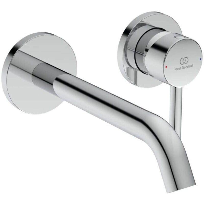 CeraLine - Mitigeur de lavabo encastré, 2 trous, chrome A6938AA - Ideal Standard