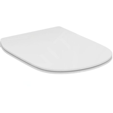 Ideal Standard – Abattant de WC SoftClose blanc – Dimensions 365 x 450 x 25 mm – Confort silencieux et sécurisé – Pour installation facile - T552201