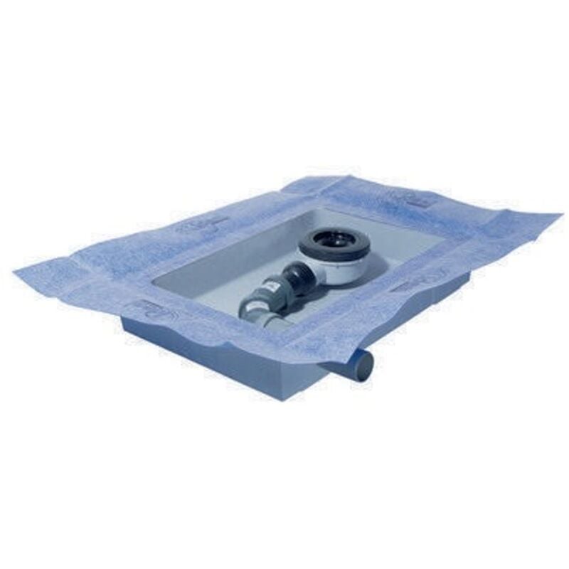 Ablaufbox klein, DN40, 460x320x75mm, rechts oder links verwendbar