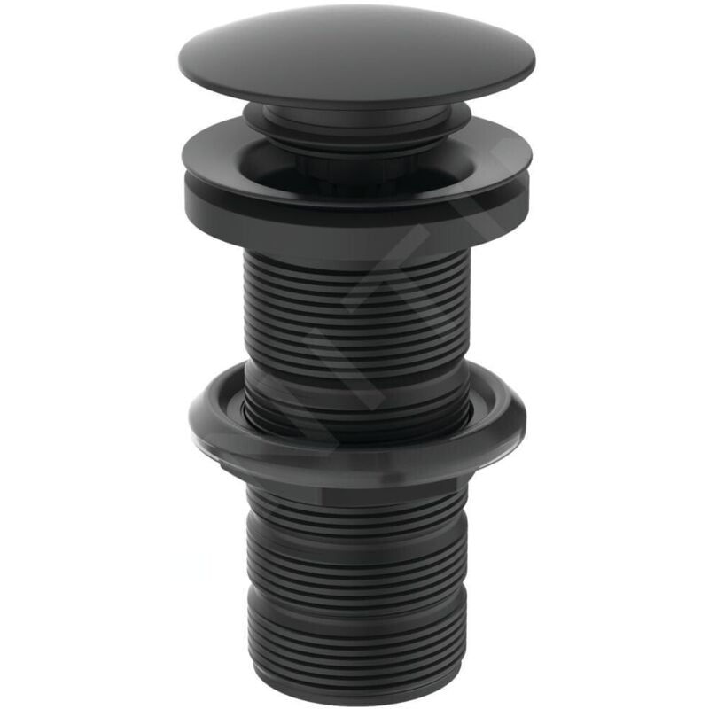 Ideal Standard - Accessoires - Bonde Click-Clack pour lavabos sans trop-plein, noir E1483XG