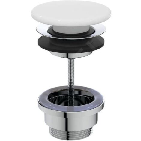 Ideal Standard Accessoires - Bonde de lavabo, Click Clack, blanc E265301