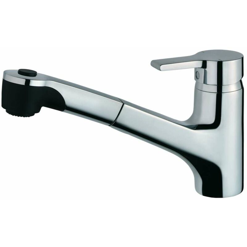 Miscelatore Lavabo Con Doccetta Estraibile Ideal Standard.Ideal Standard Active Miscelatore Monocomando Per Lavello Con Doccetta Estraibile Cromato B8435aa