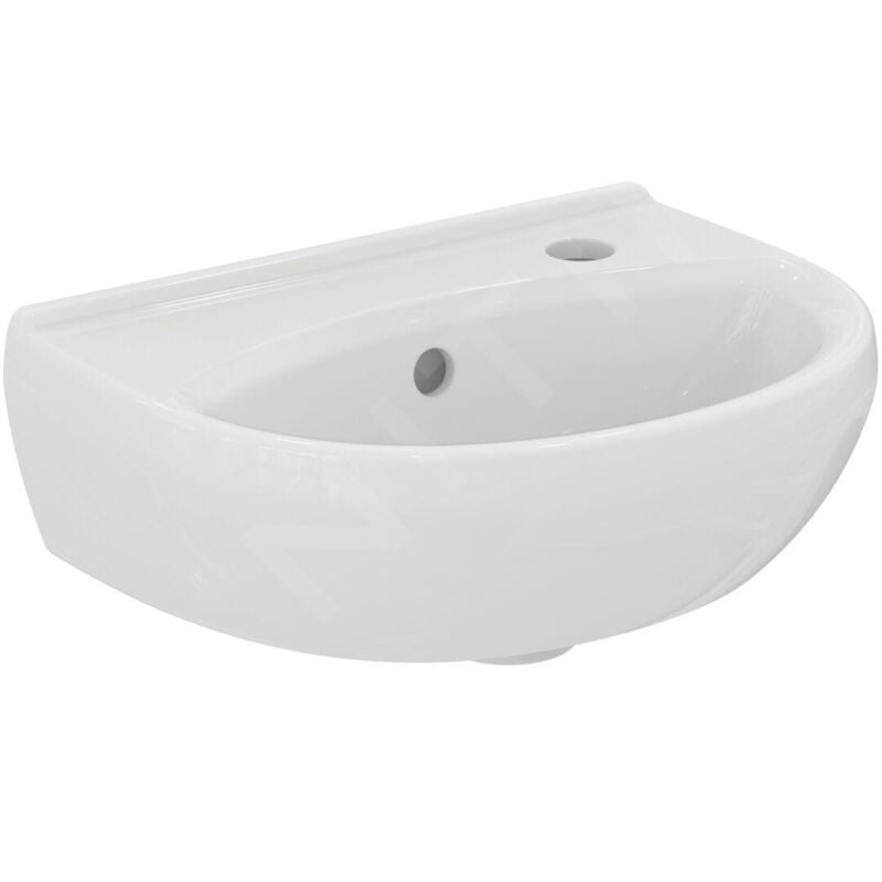 Alpha - Lave-main 40 cm, avec trop-plein, trou pour robinet , blanc R027501 - Ideal Standard
