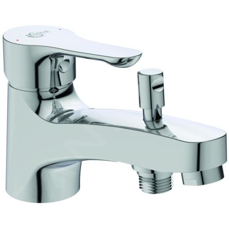 Ideal Standard Alpha - Mitigeur de baignoire, à colonne, chrome BC655AA