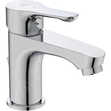 Ideal Standard Alpha - Mitigeur de lavabo avec garniture de vidage BlueStart, chrome BC648AA