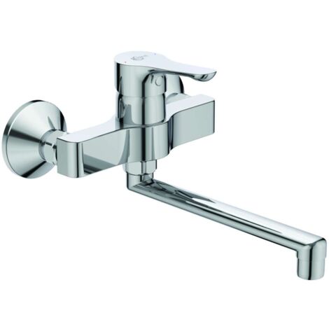 Ideal Standard Alpha - Mitigeur d'évier, montage mural, chrome BC661AA