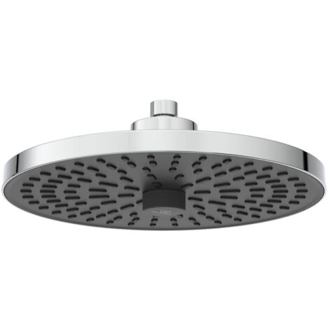 Ideal Standard - Alu+, Soffione tondo a due funzioni per colonne doccia, Diametro 26cm, Cromato