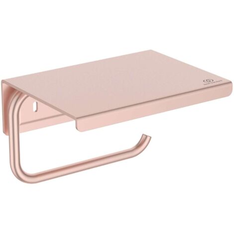 Ideal Standard ALU+ - Toilettenpapierhalter mit Ablage, Rose BD592RO