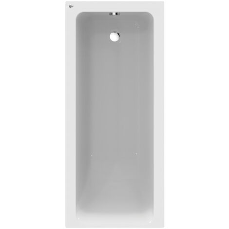 Ideal Standard – Baignoire balnéo rectangulaire 1600 x 700 x 465 mm – Acrylique sanitaire renforcé – Montage à encastrer – Trop-plein rond