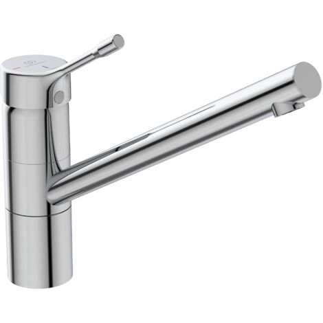 Ideal Standard BC295AA Ceralook Miscelatore da appoggio su lavello, a bocca alta orientabile, cromato